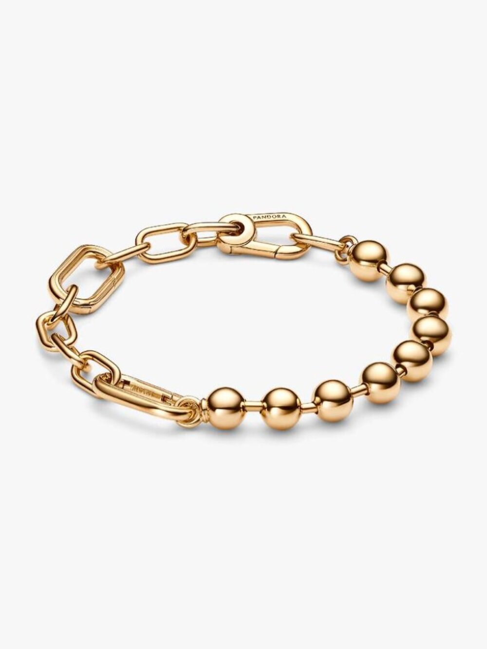 Pandora ME Metal Bead & Link Chain Bracelet
